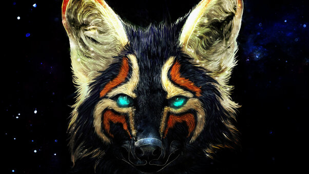 Colorful Fox Artwork Wallpaper
