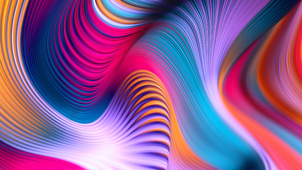 Colorful Movements Of Abstract Art 4k Wallpaper