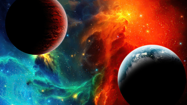 Colorful Nebula Space 4k Wallpaper