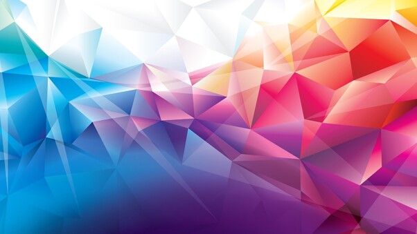 Colorful Polygons Wallpaper