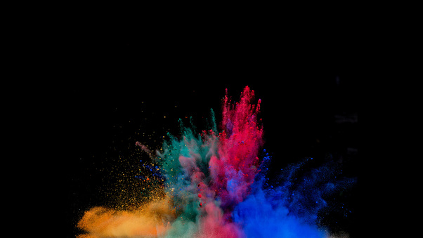 Colorful Powder Explosion Wallpaper