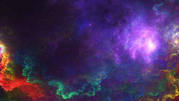 Colorful Space Wallpaper