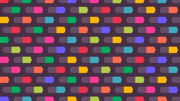 Colorful Texture Shapes Wallpaper