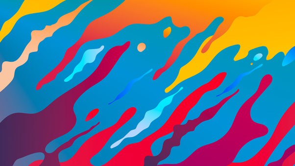 Colors Splash Abstract 8k Wallpaper