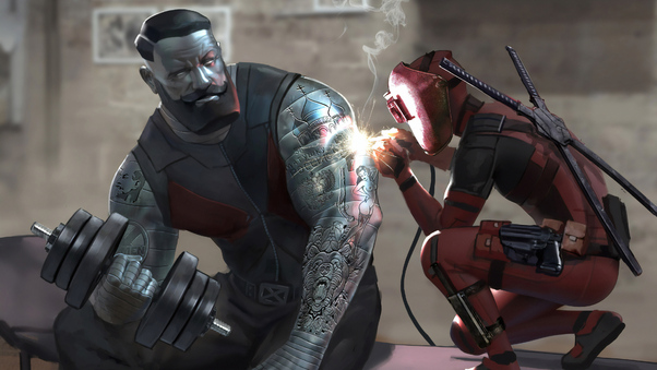 Colossus Deadpool Decided To Help Him Wallpaper