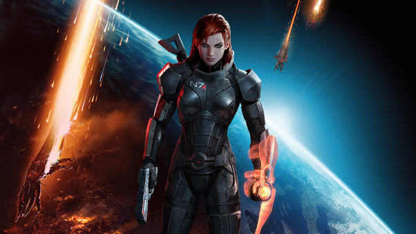 Commander Shepard Mass Effect 3 4k Wallpaper