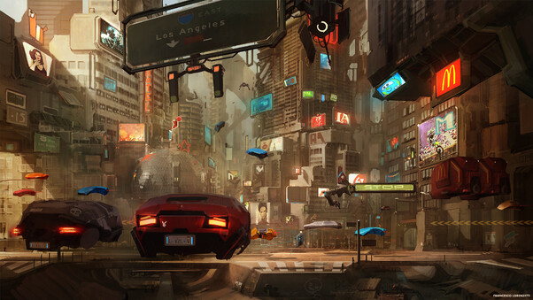 Concept Art Cyberpunk 2077 Wallpaper