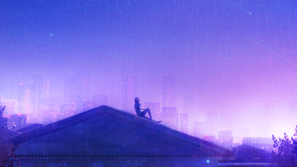 Counting Stars On Roof Top Wallpaper