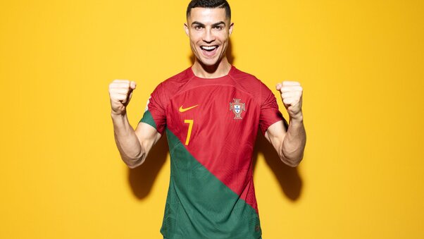 Cristiano Ronaldo Fifa World Cup Qatar Wallpaper