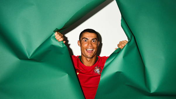 Cristiano Ronaldo Portugal Portrait 2018 Wallpaper