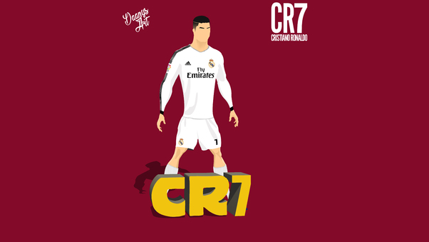 Cristiano Ronaldo Vector Illustration 8k Wallpaper