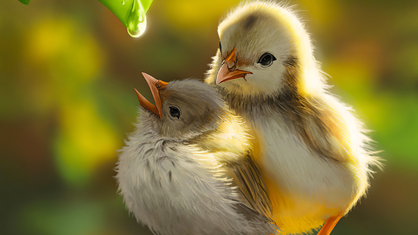Cute Chicks 4k Wallpaper