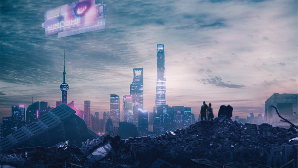 Cyberpunk 2077 Burn The City Wallpaper