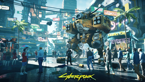 Cyberpunk 2077 City Game Wallpaper