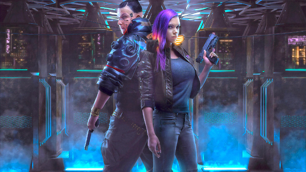 Cyberpunk 2077 Game Cosplay Wallpaper