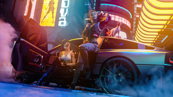 Cyberpunk 2077 Game Ready (2048x2048) Resolution Wallpaper