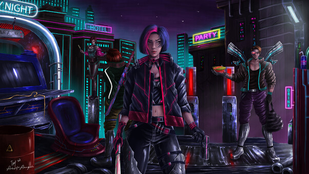 Cyberpunk 2077 Illustration Wallpaper