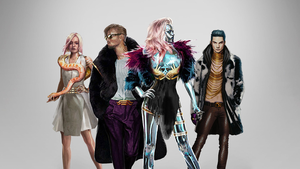 Cyberpunk 2077 Neokitsch Characters Wallpaper