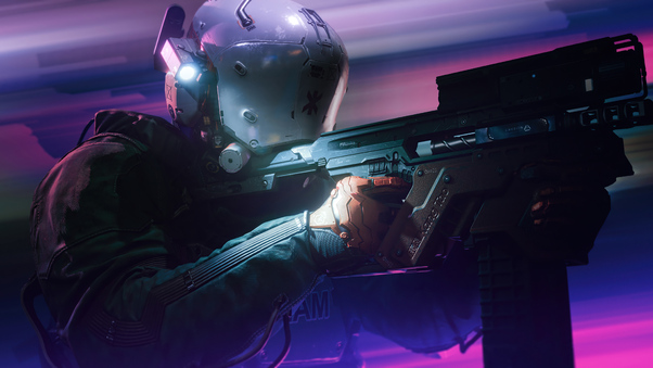 Cyberpunk 2077 Shooter 5k Wallpaper