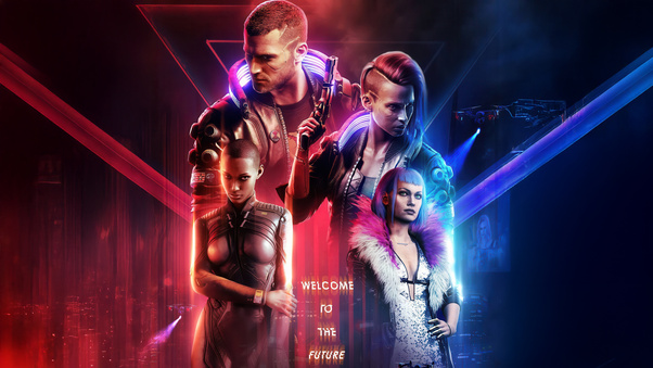 Cyberpunk 2077 Welcome To The Future Wallpaper