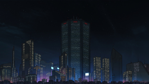 Cyberpunk City Buildings 5k Wallpaper