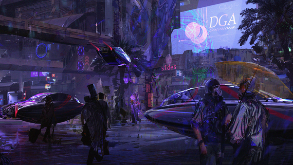 Cyberpunk Cityscape 4k Wallpaper