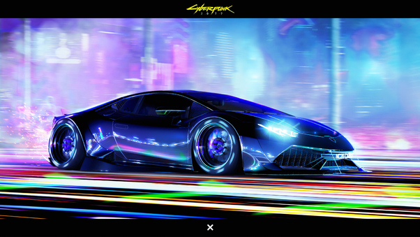 Cyberpunk Lamborghini Wallpaper