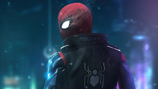 Cyberpunk Spider Man 4k Wallpaper