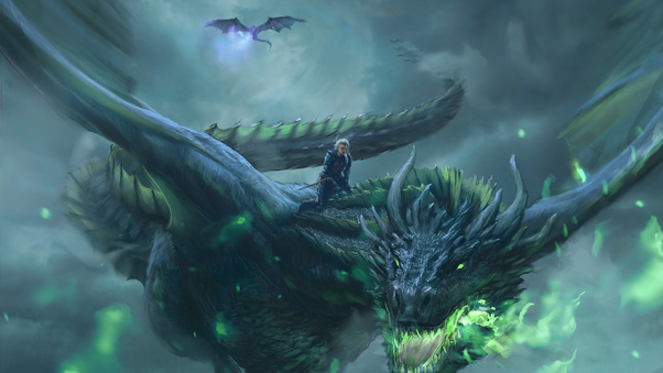 Daenerys Targaryen Dragon Digital Art 4k Wallpaper