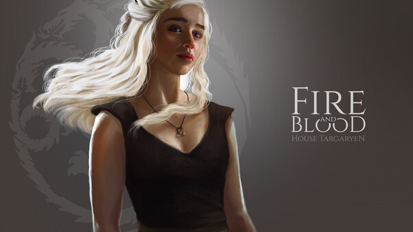 Daenerys Targaryen Fan Art Wallpaper