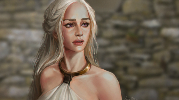 Daenerys Targaryen Fanart Wallpaper