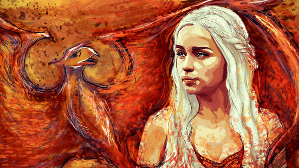 Daenerys Targaryen Game Of Thrones Artwork Wallpaper