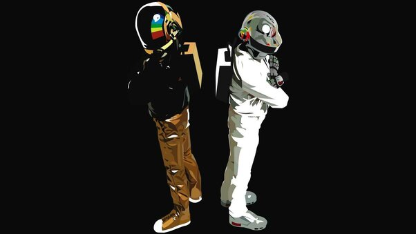 Daft Punk EDM Minimalism Wallpaper