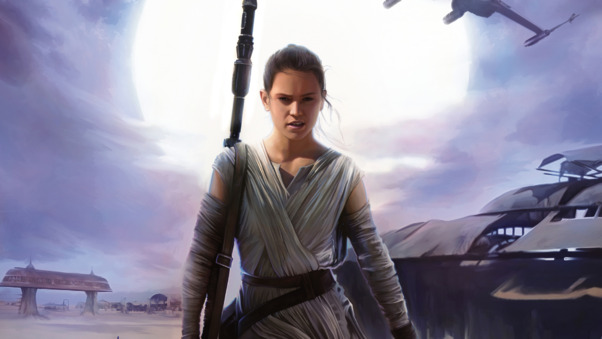 Daisy Ridley Star Wars The Force Awakens Wallpaper