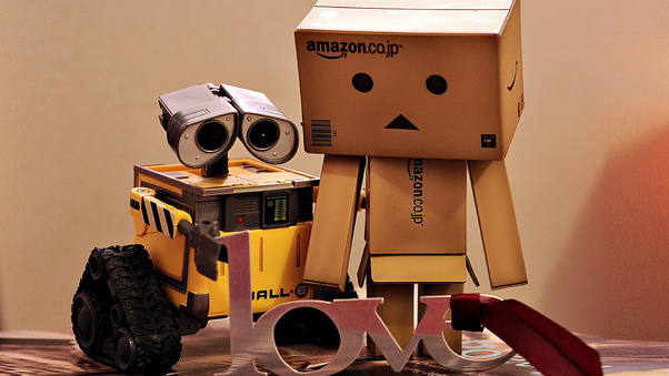 Danbo And WallE Wallpaper