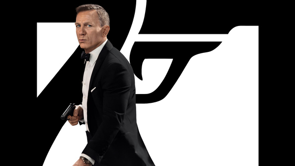 Daniel Craig As James Bond No Time To Die Wallpaper
