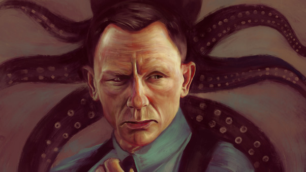 Daniel Craig James Bond Fan Art Wallpaper