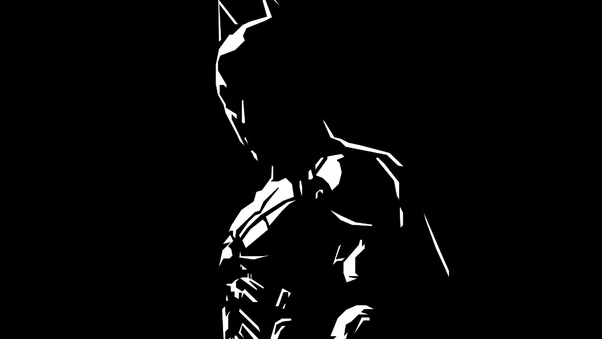 Dark Knight Minimalism Wallpaper