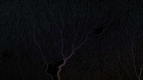 Dark Minimal Tree 5k Wallpaper