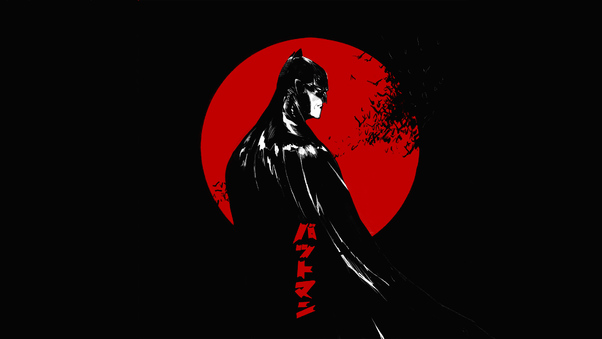 Dark Red Batman 2020 Wallpaper