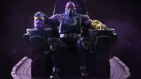 Darkseid Vs Thanos Wallpaper