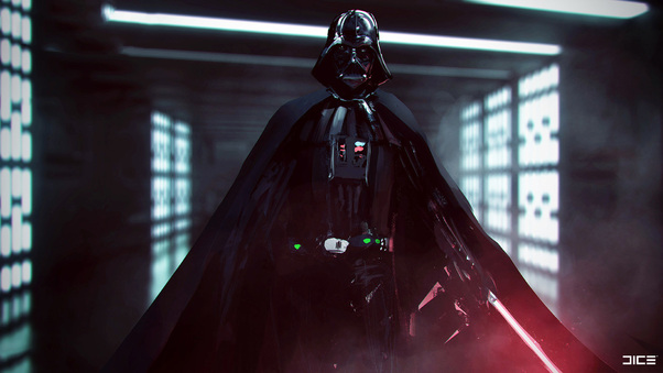 Darth Vader Star Wars Battlefront 2 Concept Art Wallpaper