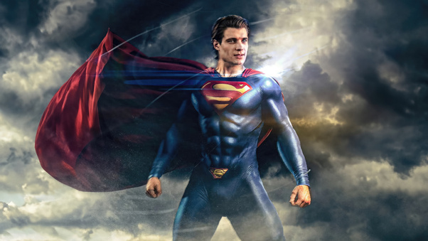 David Corenswet Portraying Superman Wallpaper