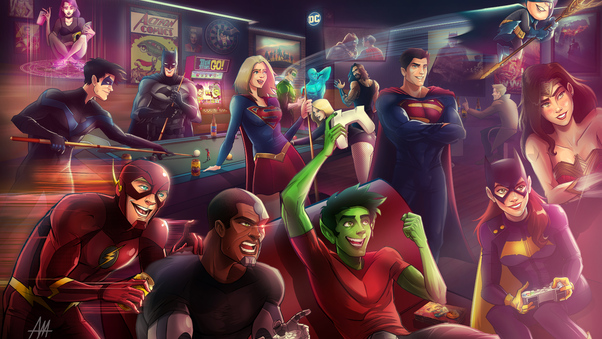 Dc Superheroes 8k Wallpaper