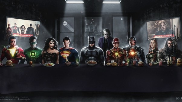 Dc Superheroes Art Wallpaper
