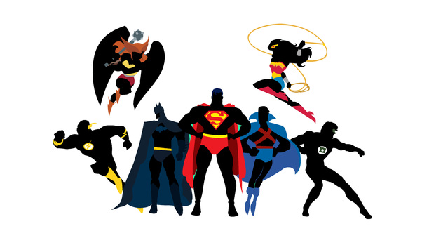 Dc Superheroes Artwork Wallpaper