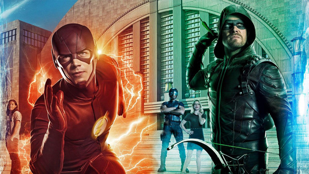 DC Universe Flash Arrow Supergirl Legends of tomorrow Wide Posters 4k Wallpaper