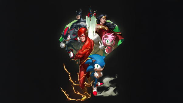 Dc X Sonic The Hedgehog (1400x1050) Resolution Wallpaper