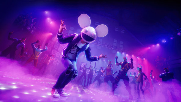Deadmau5 X Fortnite (2048x2048) Resolution Wallpaper