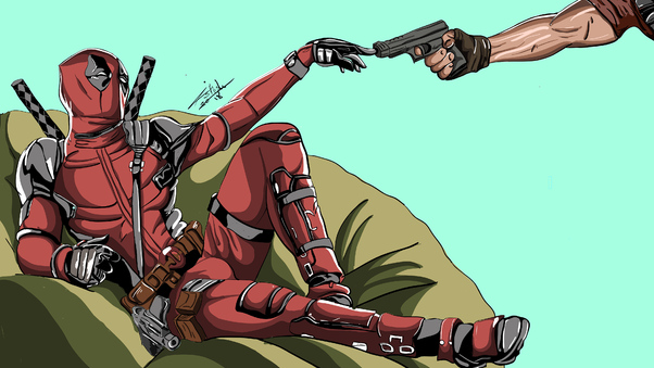 Deadpool 2 Illustration 4k Wallpaper